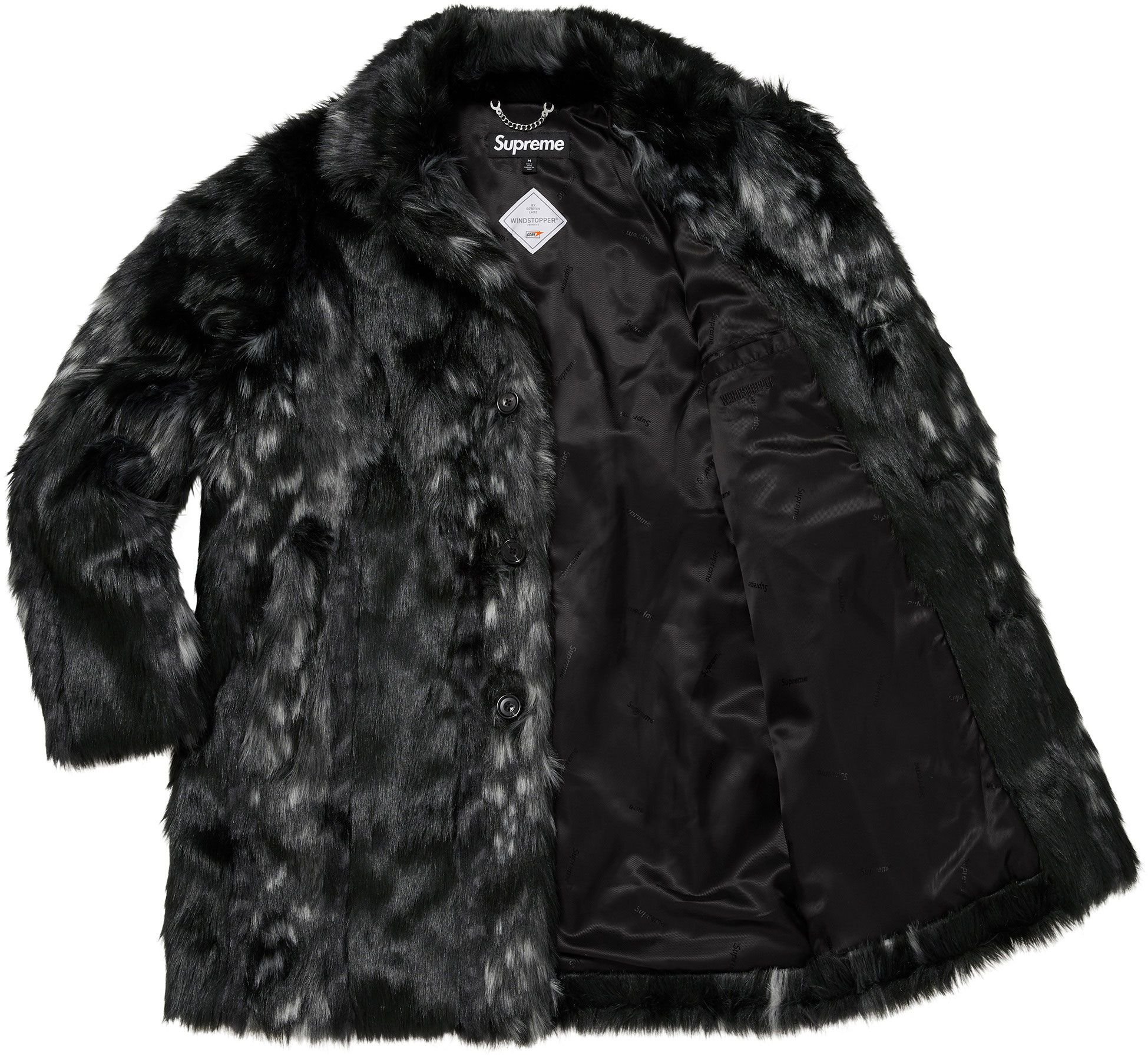Lynx Faux Fur WINDSTOPPER® Overcoat view 7